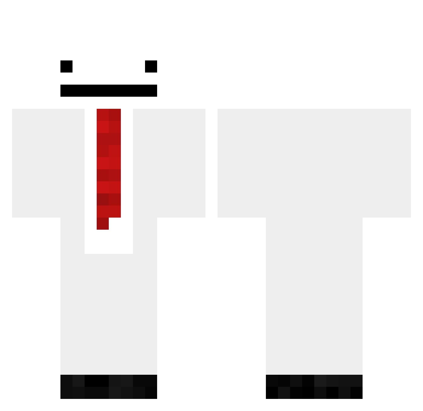 BestFilo Minecraft skin, front and back view