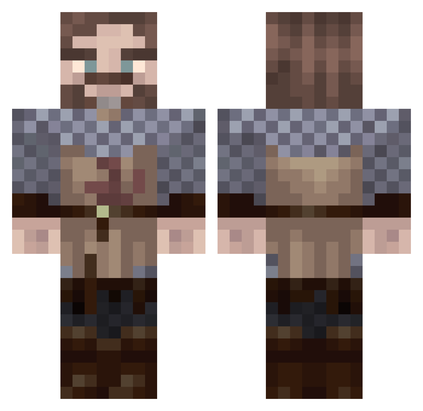 schrandersdice23 Minecraft skin, front and back view