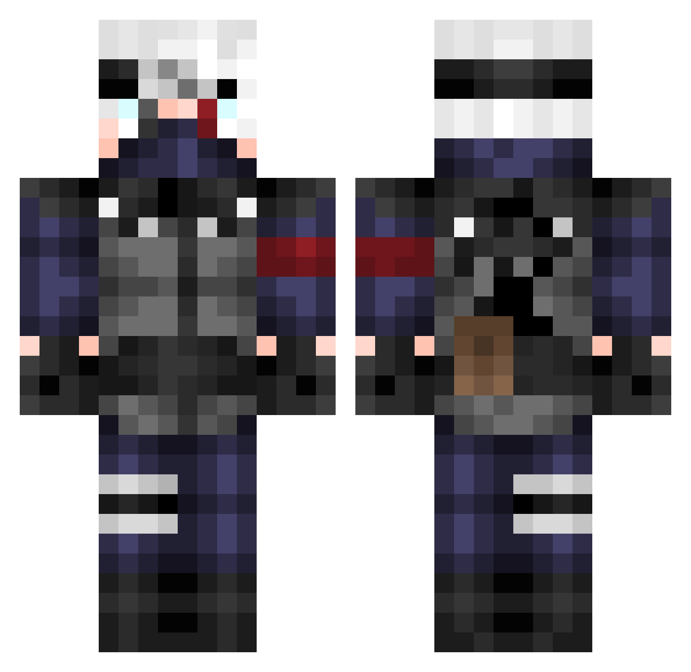 Dab_Destroyer77 Minecraft skin, front and back view