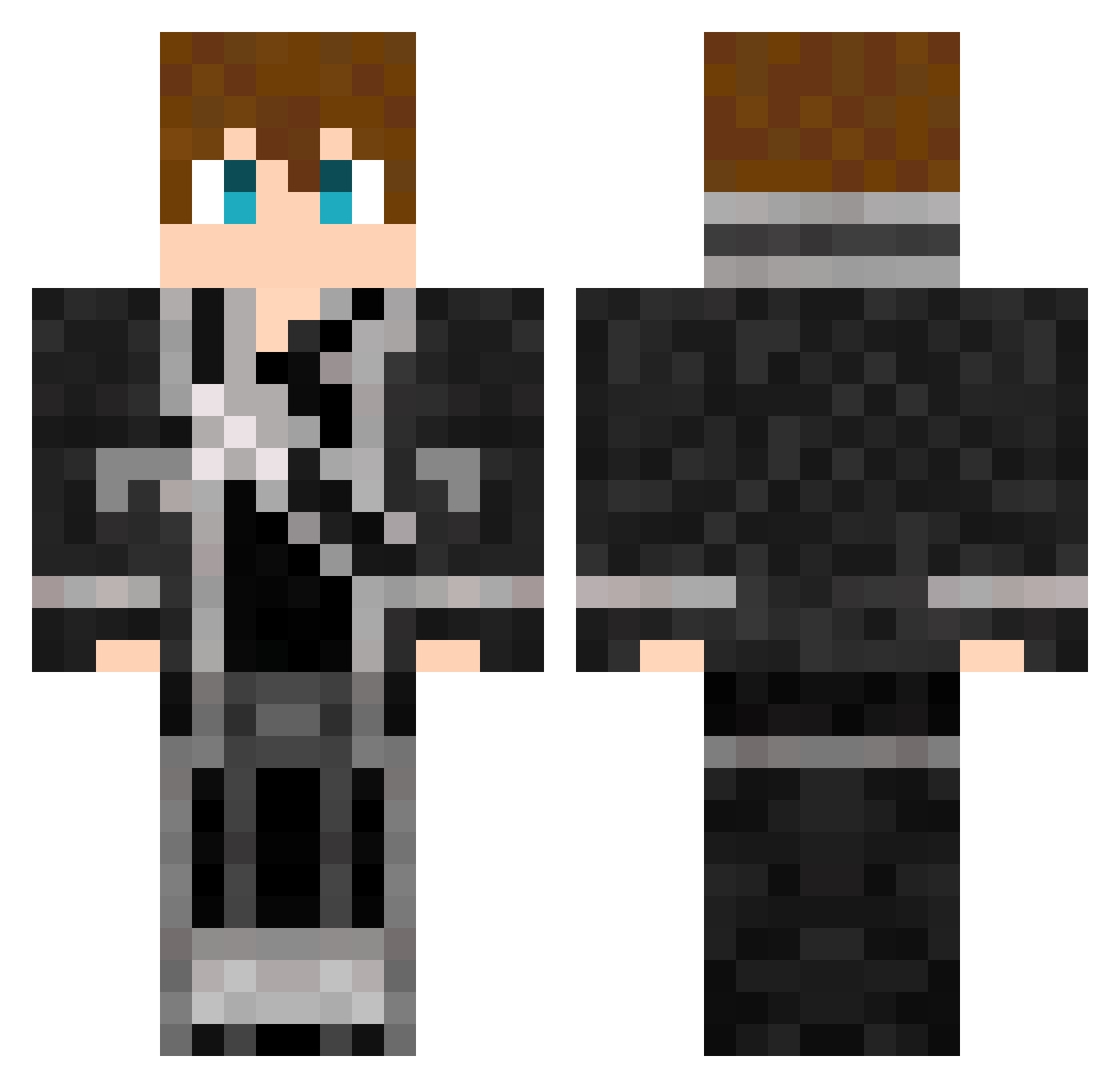Good_Guy_Brandon Minecraft skin, front and back view
