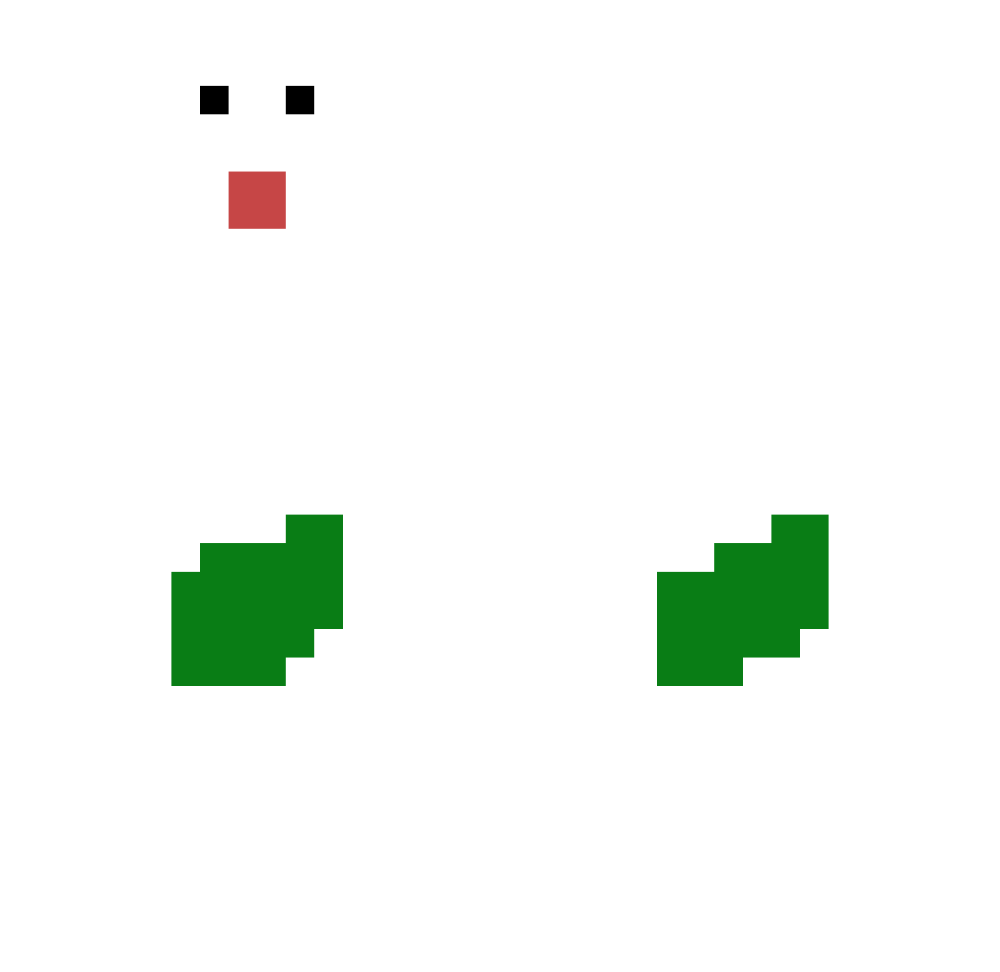 nenehusa Minecraft skin, front and back view