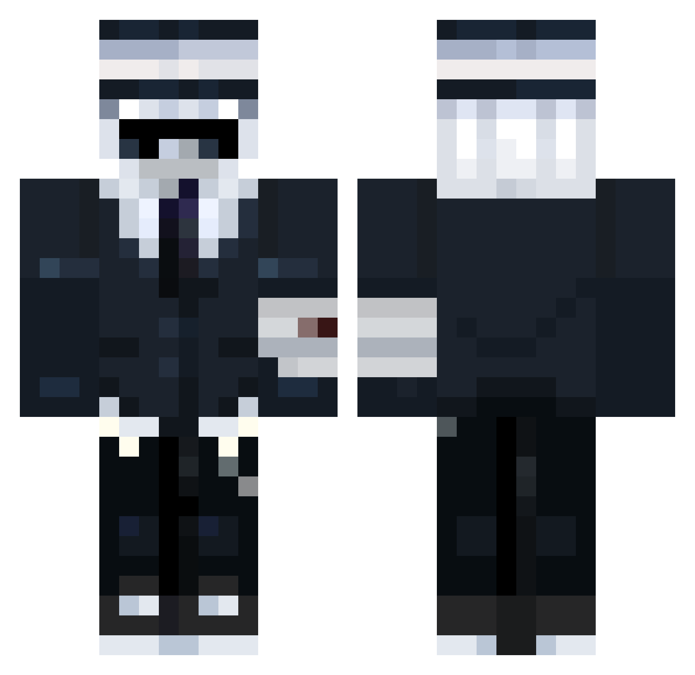gael5565 Minecraft skin, front and back view