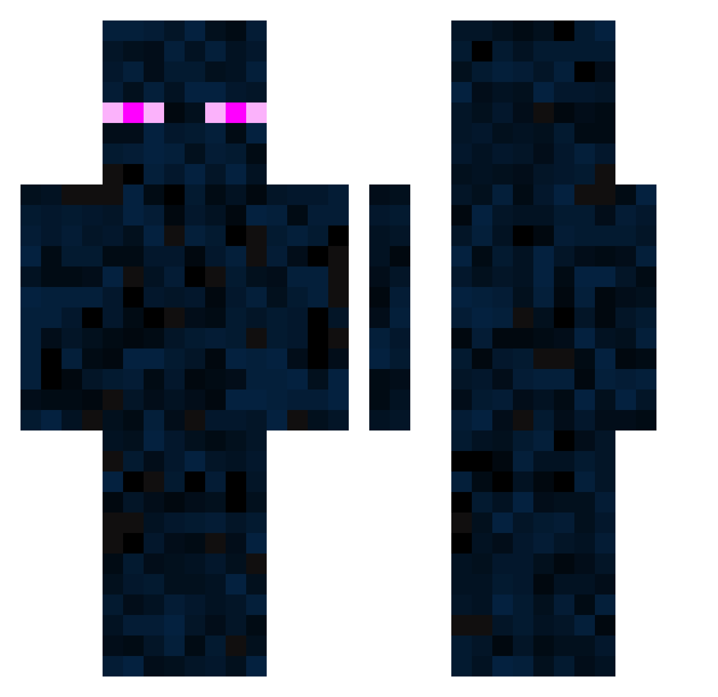 peakingduck12345 Minecraft skin, front and back view