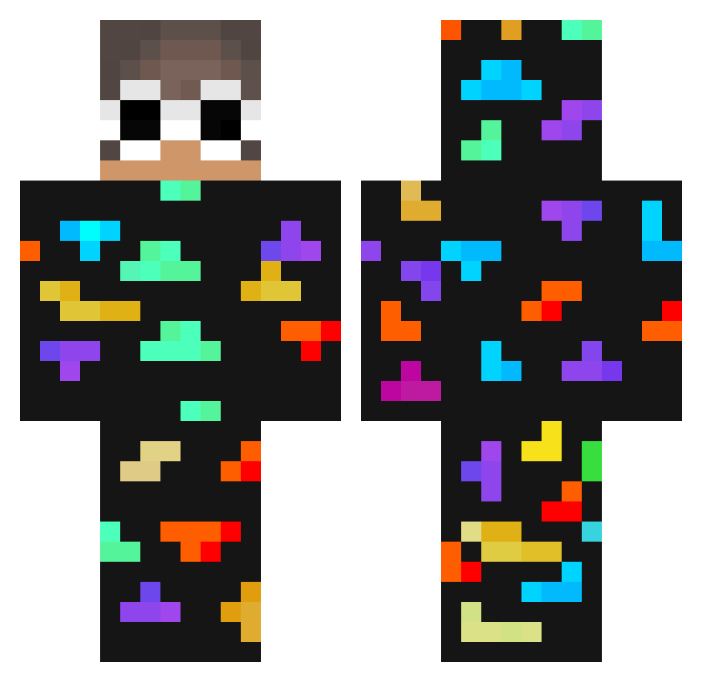 KozaczexD_ Minecraft skin, front and back view