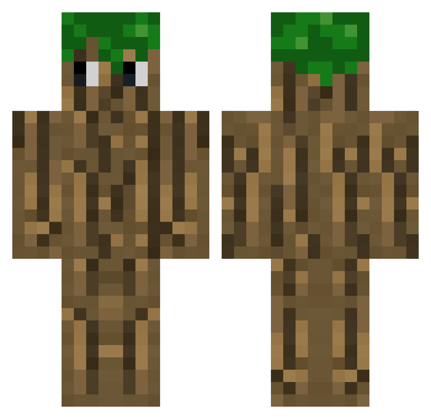 katsuki24 Minecraft skin, front and back view