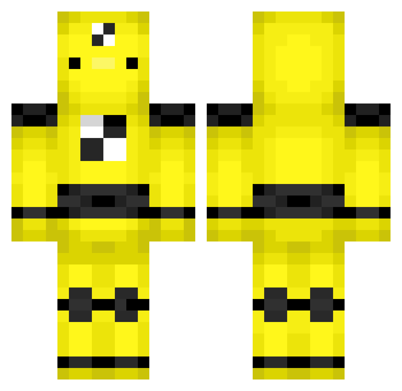 lovelyjaiden Minecraft skin, front and back view