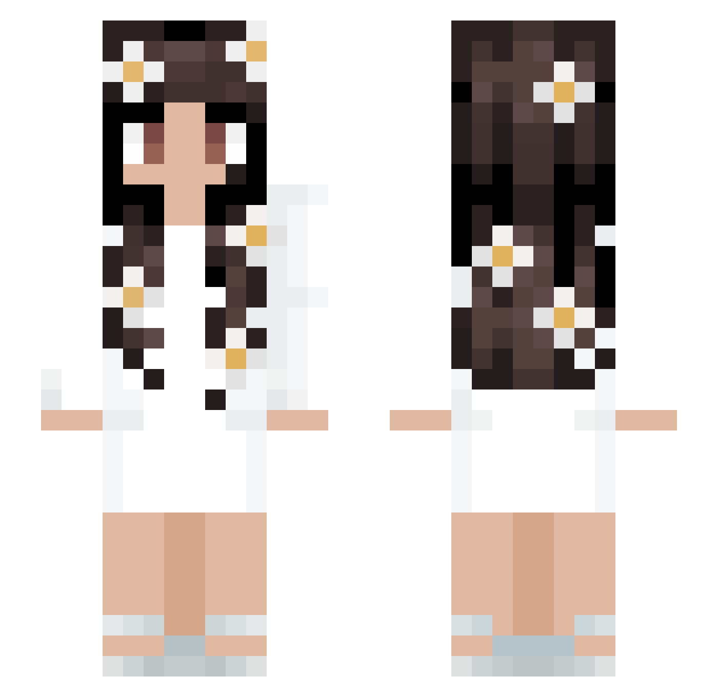 LegalSheep74903 Minecraft skin, front and back view