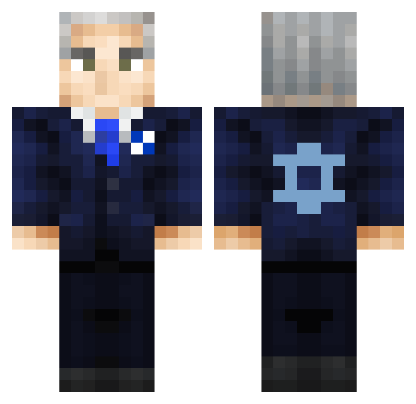7_WBL_8 - benjamin netanyahu Minecraft skin