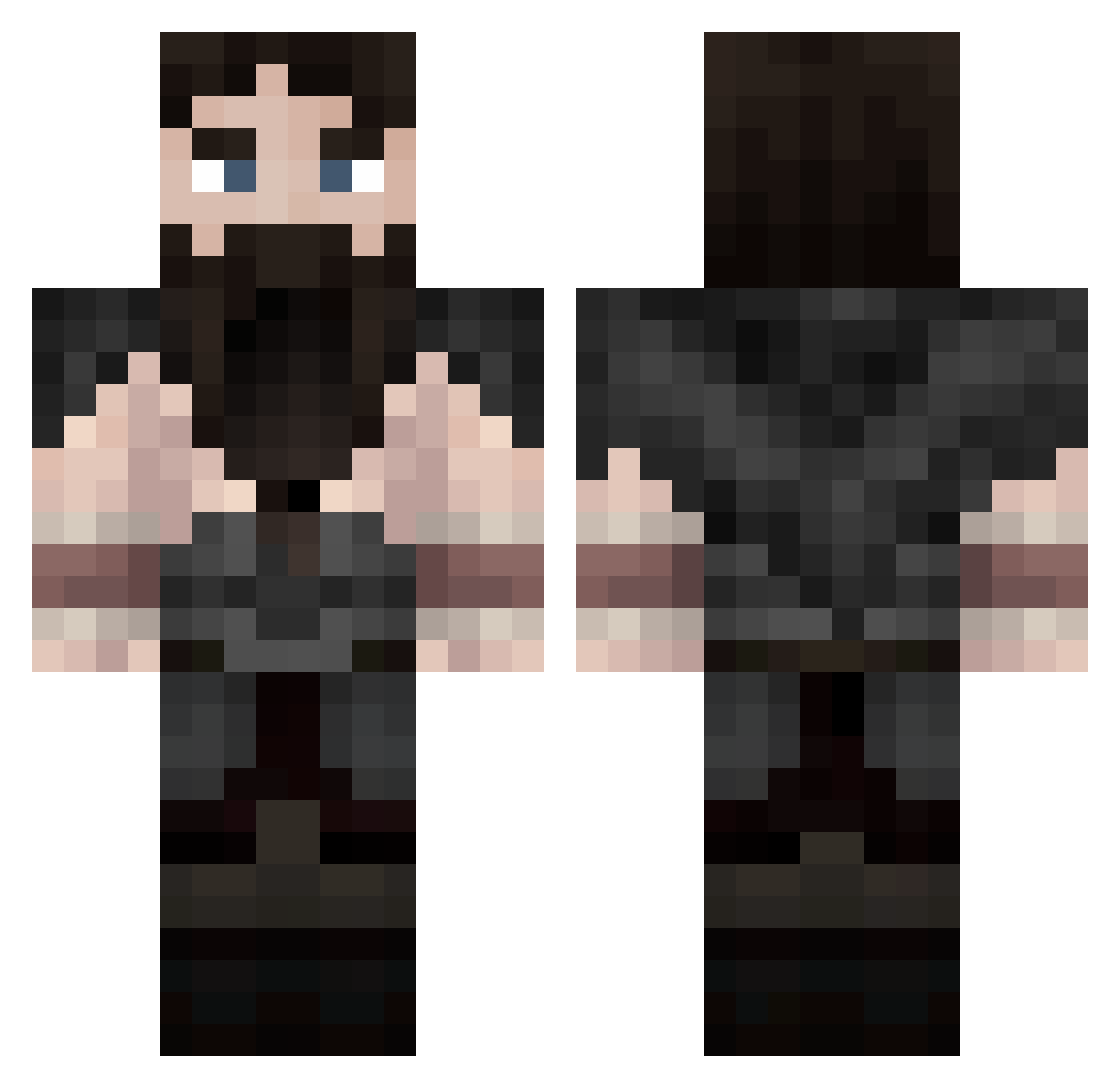 LeakProofTax978 Minecraft skin, front and back view
