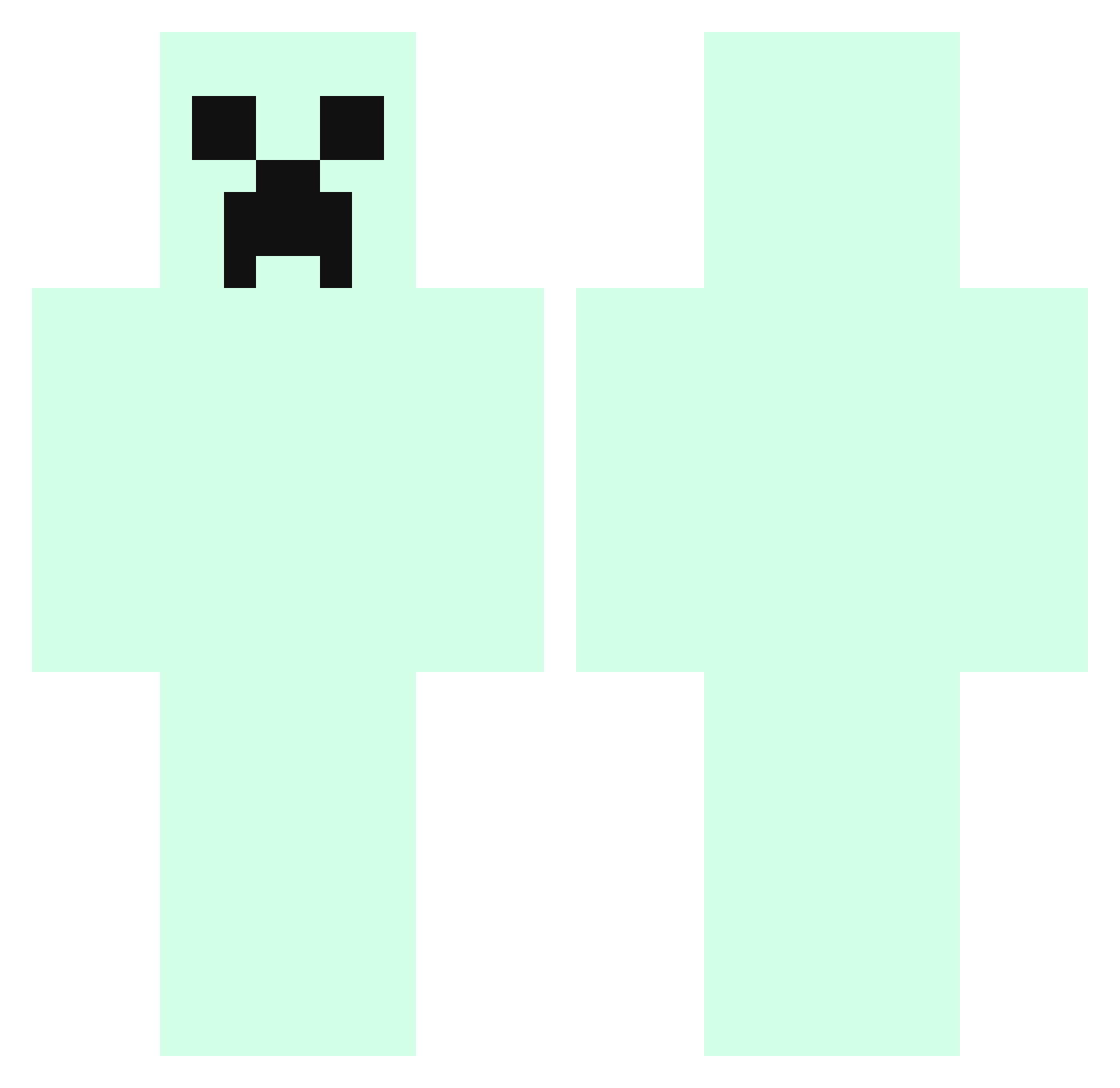 riori9361 Minecraft skin, front and back view