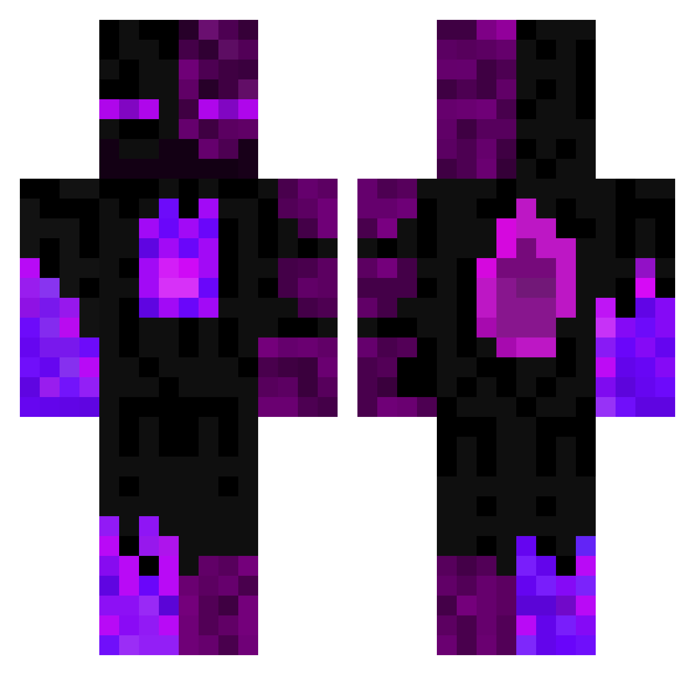AlexanderMck821 Minecraft skin, front and back view
