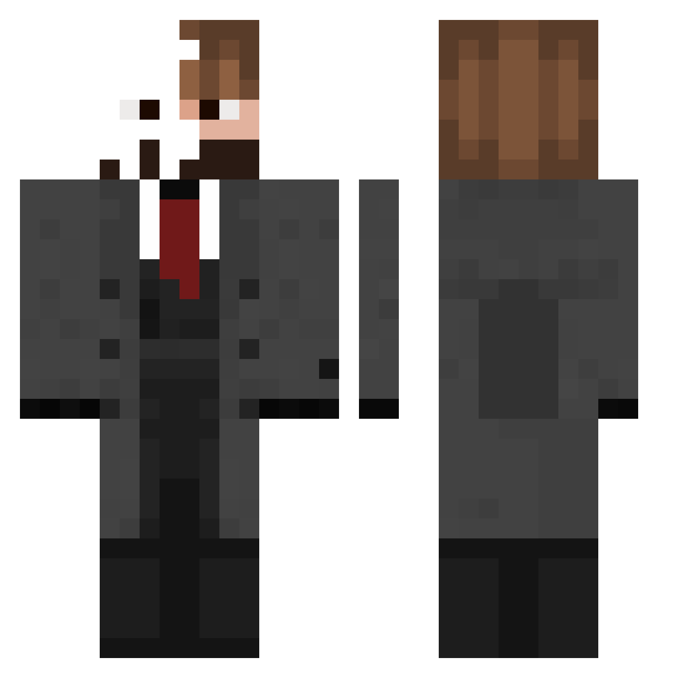 willuu_ Minecraft skin, front and back view