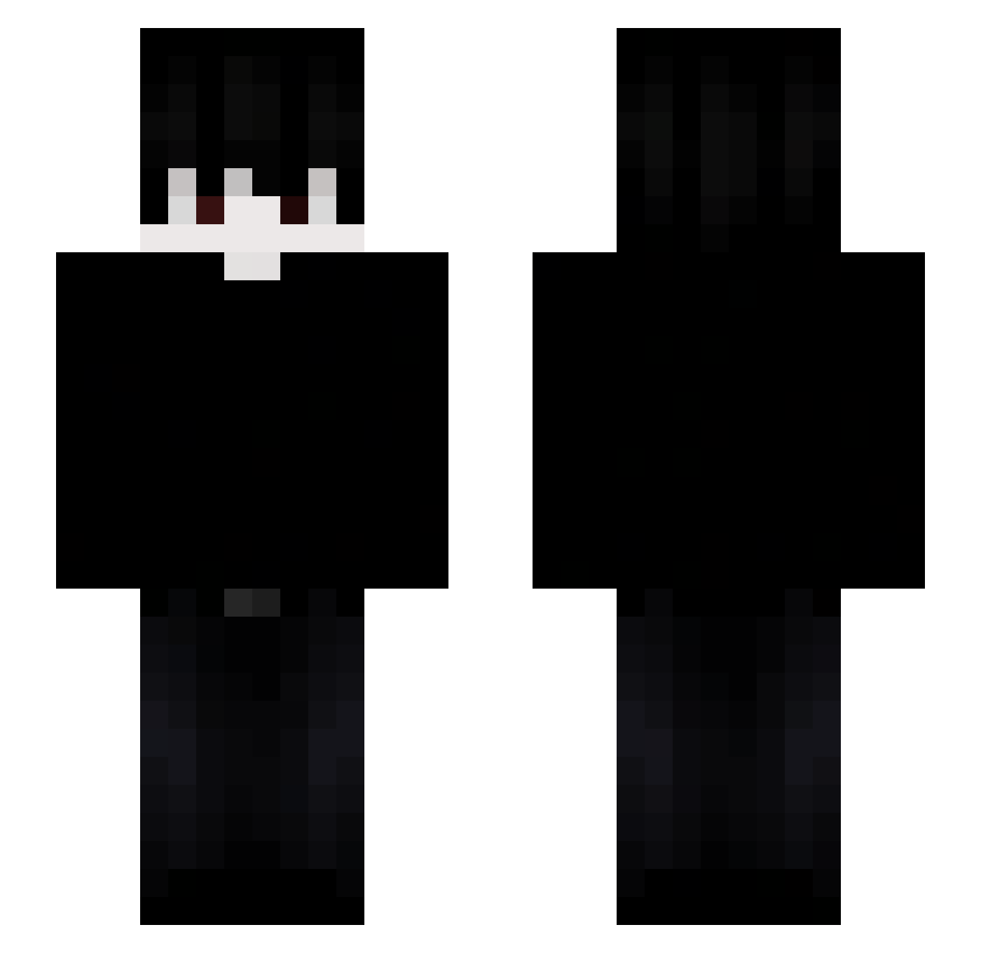 Olsnienie Minecraft skin, front and back view