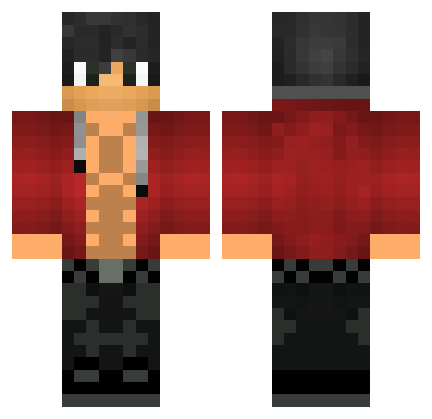 Smallmice2007 Minecraft skin, front and back view