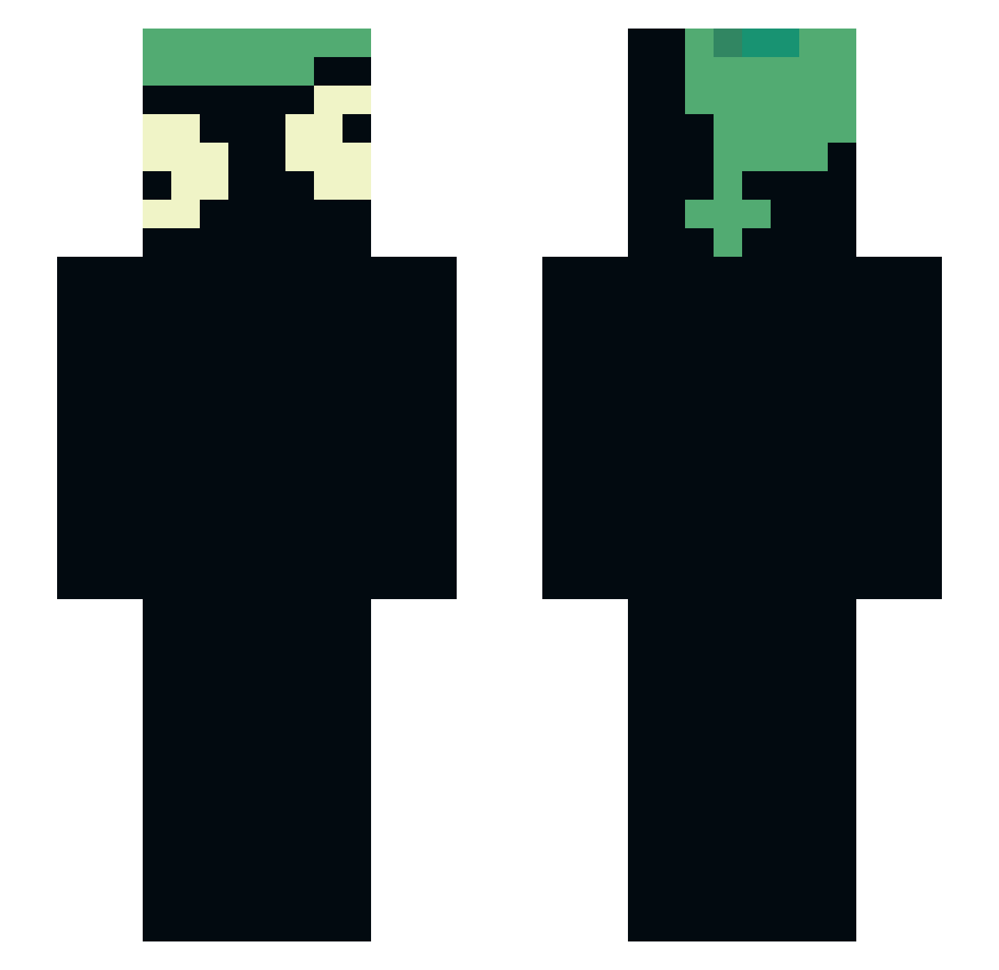 Barrel_Grylls Minecraft skin, front and back view