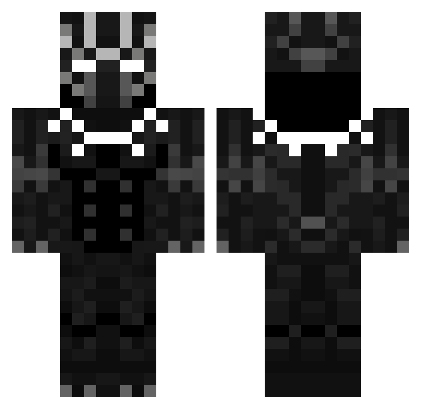 __Frozt__ Minecraft skin, front and back view