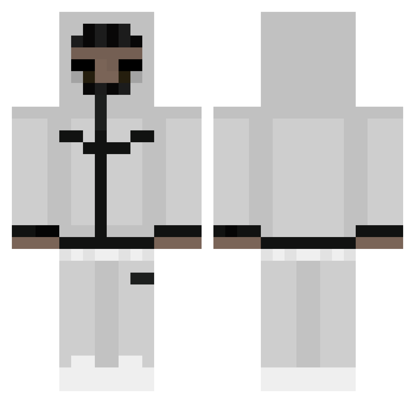 pisaca2755 Minecraft skin, front and back view