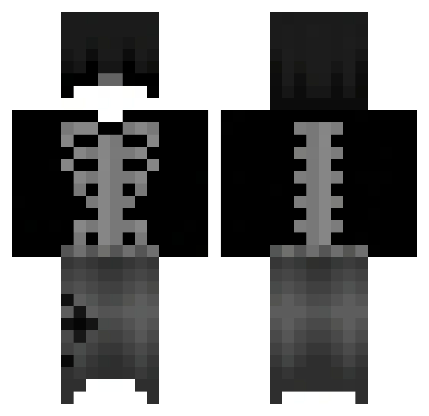 Filip5x50 Minecraft skin, front and back view