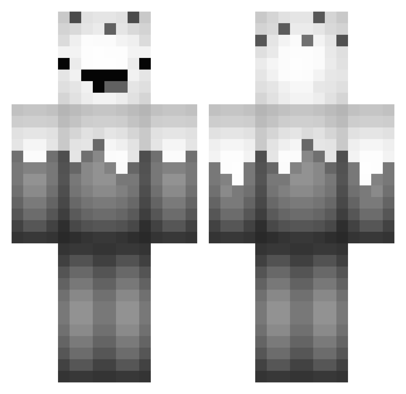 StarsWars86 Minecraft skin, front and back view
