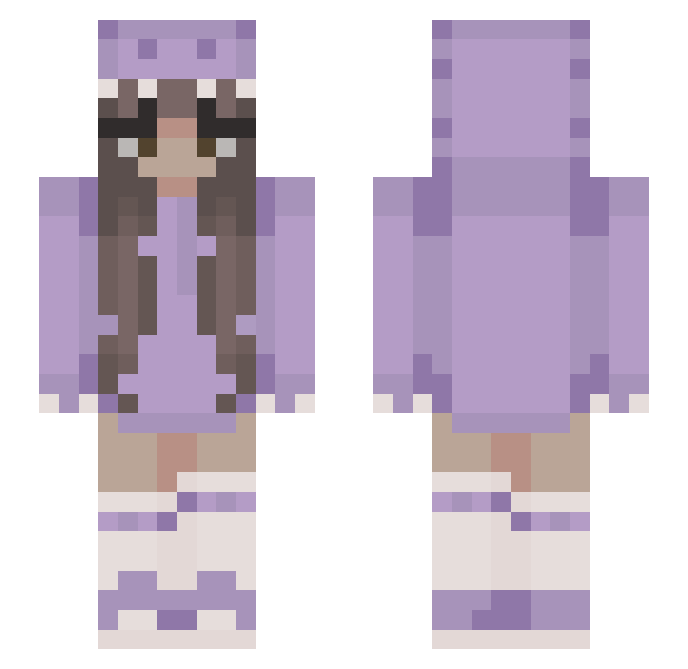 sof_20 Minecraft skin, front and back view