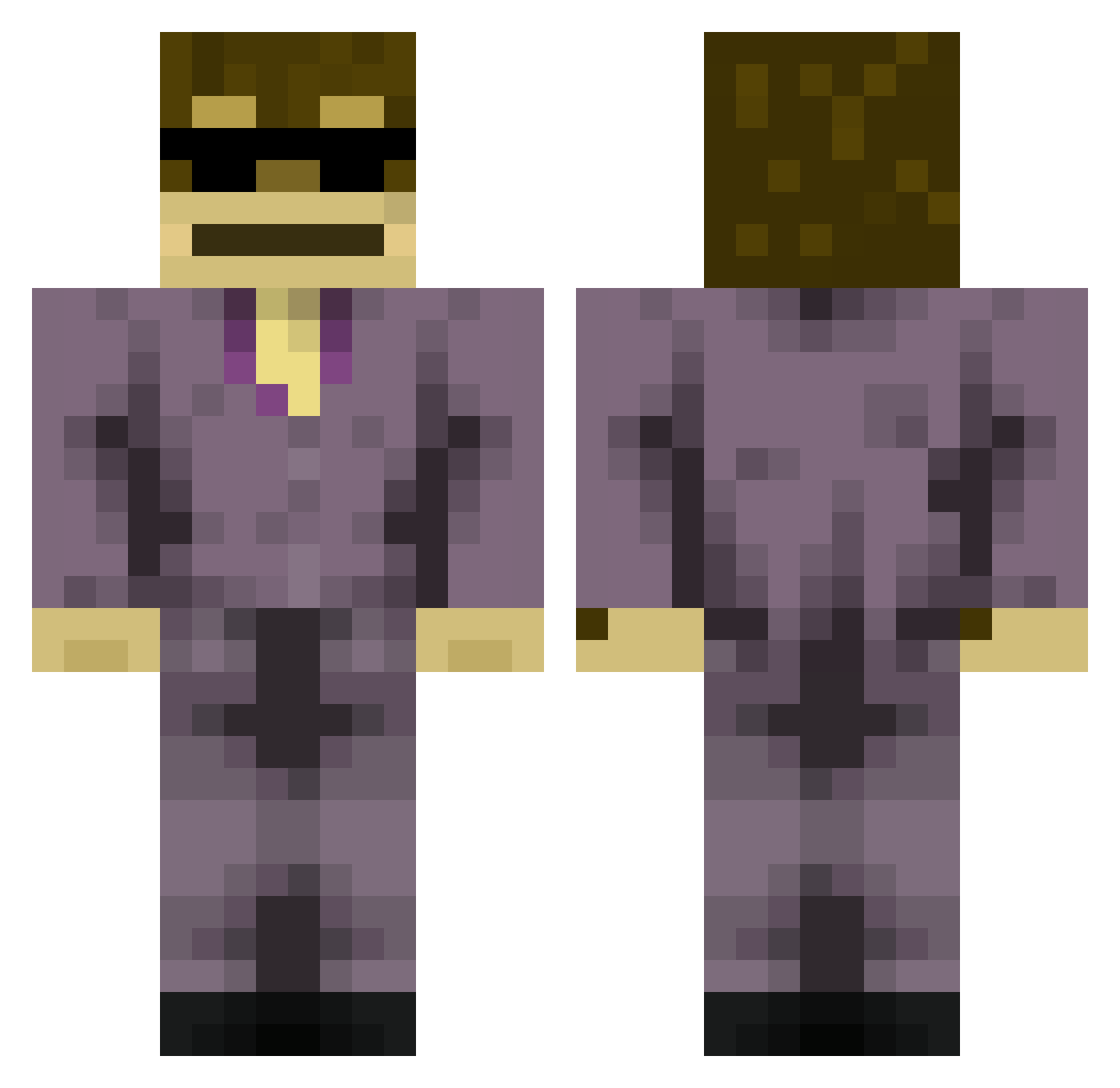 NickIsTheMoon09 Minecraft skin, front and back view