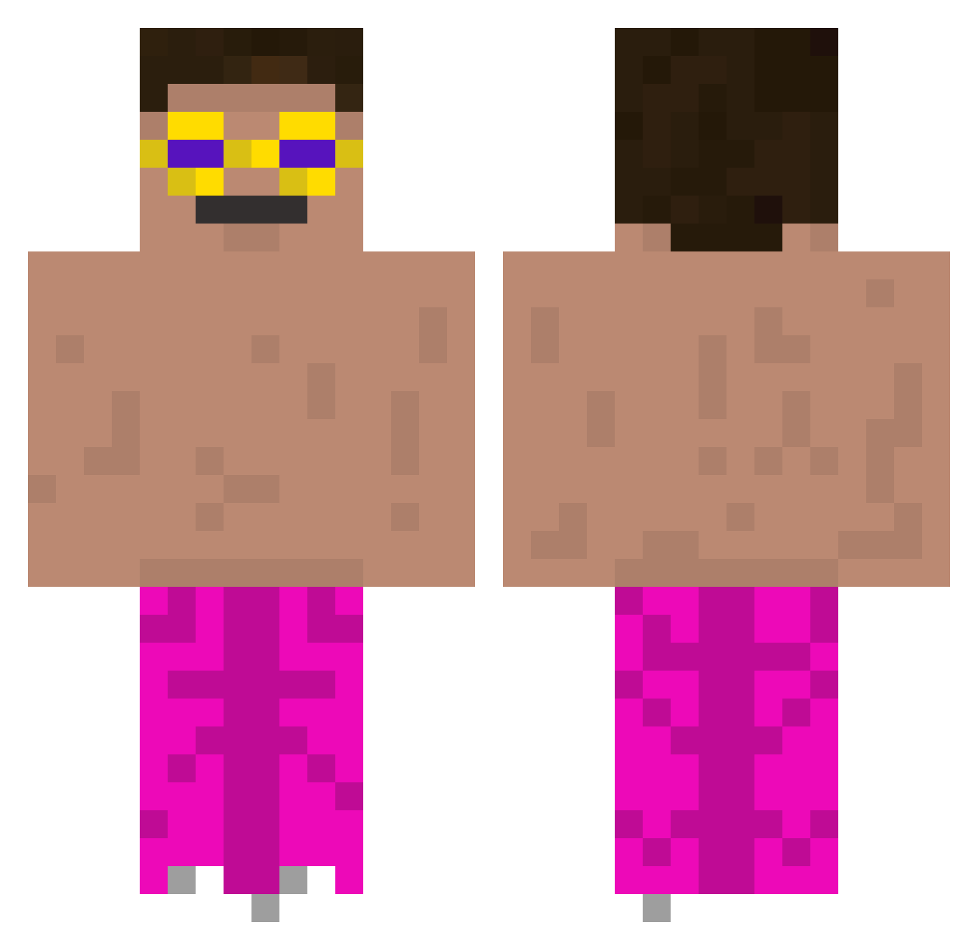 minecraftsigma96 Minecraft skin, front and back view