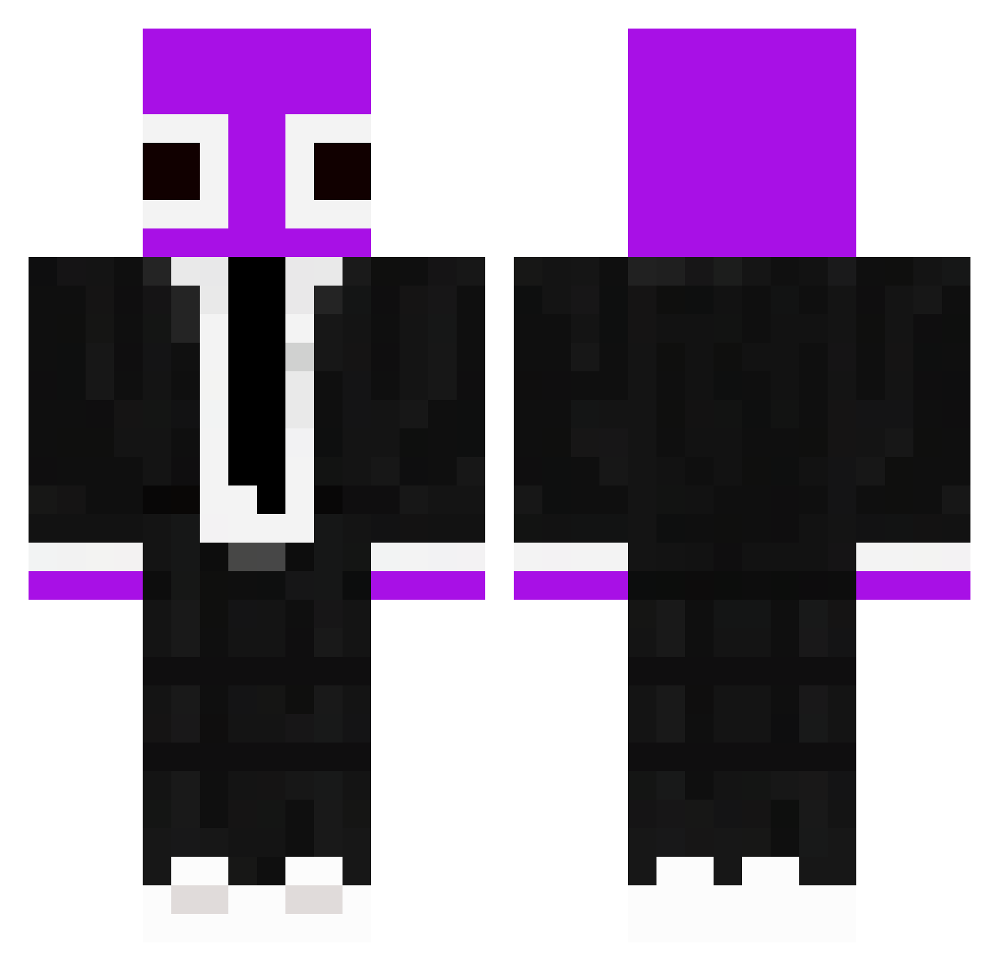 KodyMiddlecum Minecraft skin, front and back view