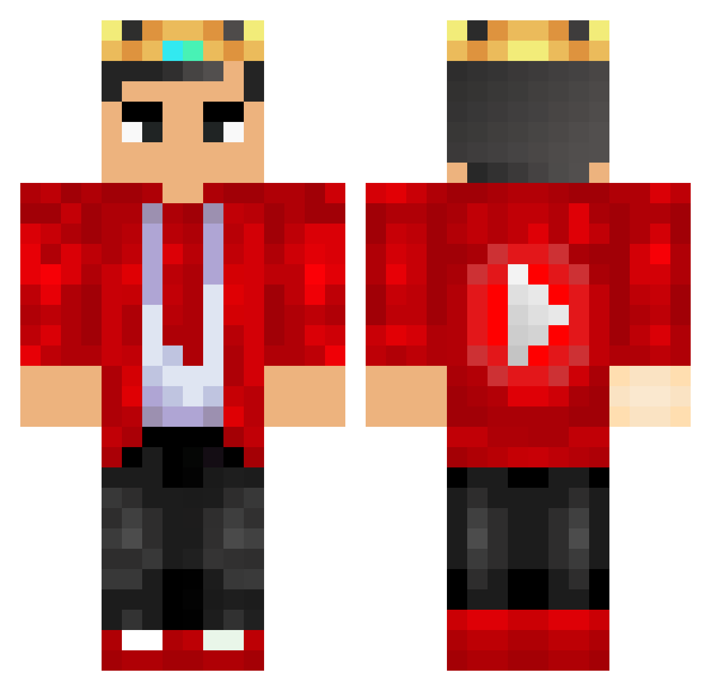 ManovskiBr_ Minecraft skin, front and back view