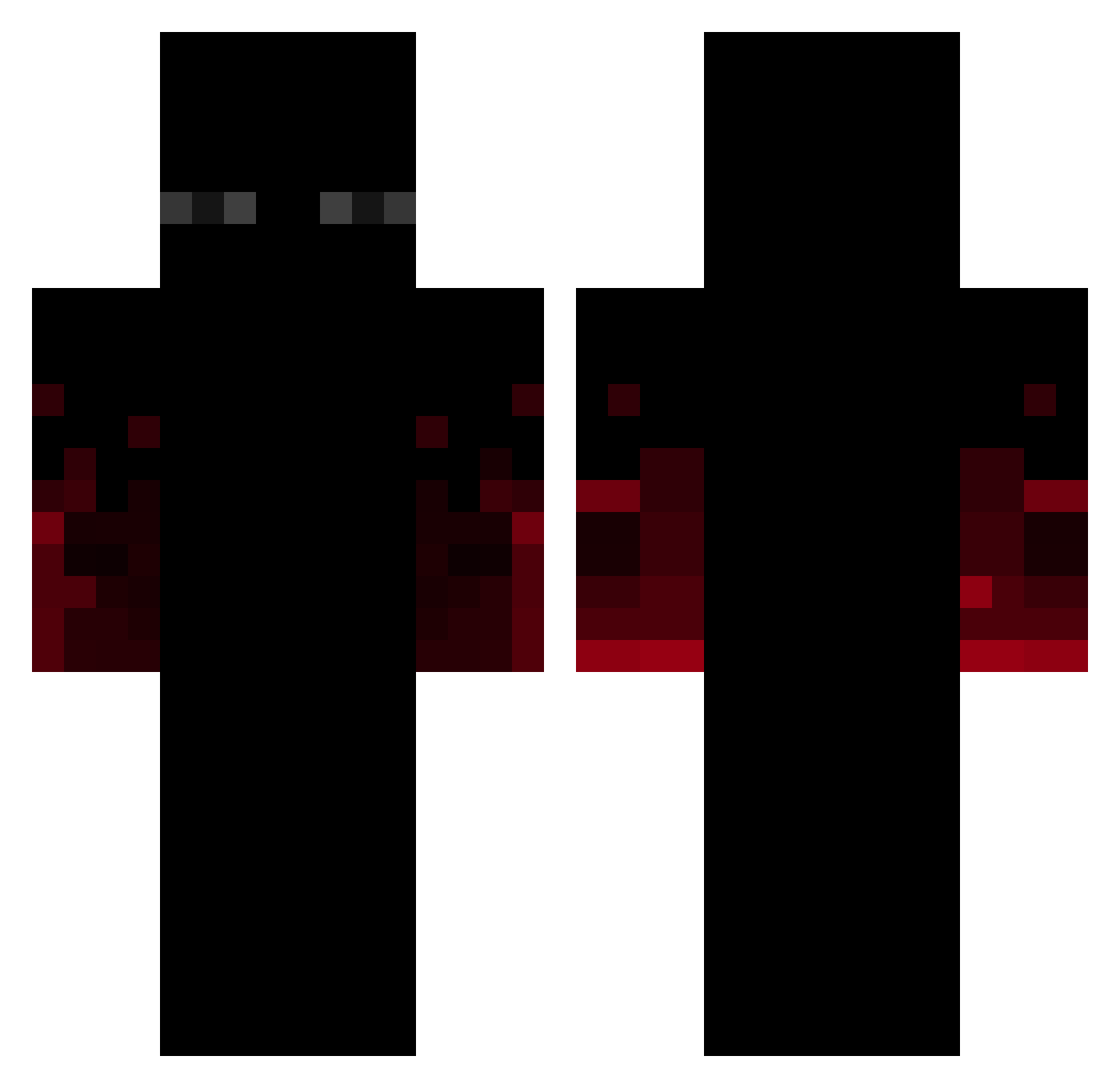 ApolixoSland Minecraft skin, front and back view