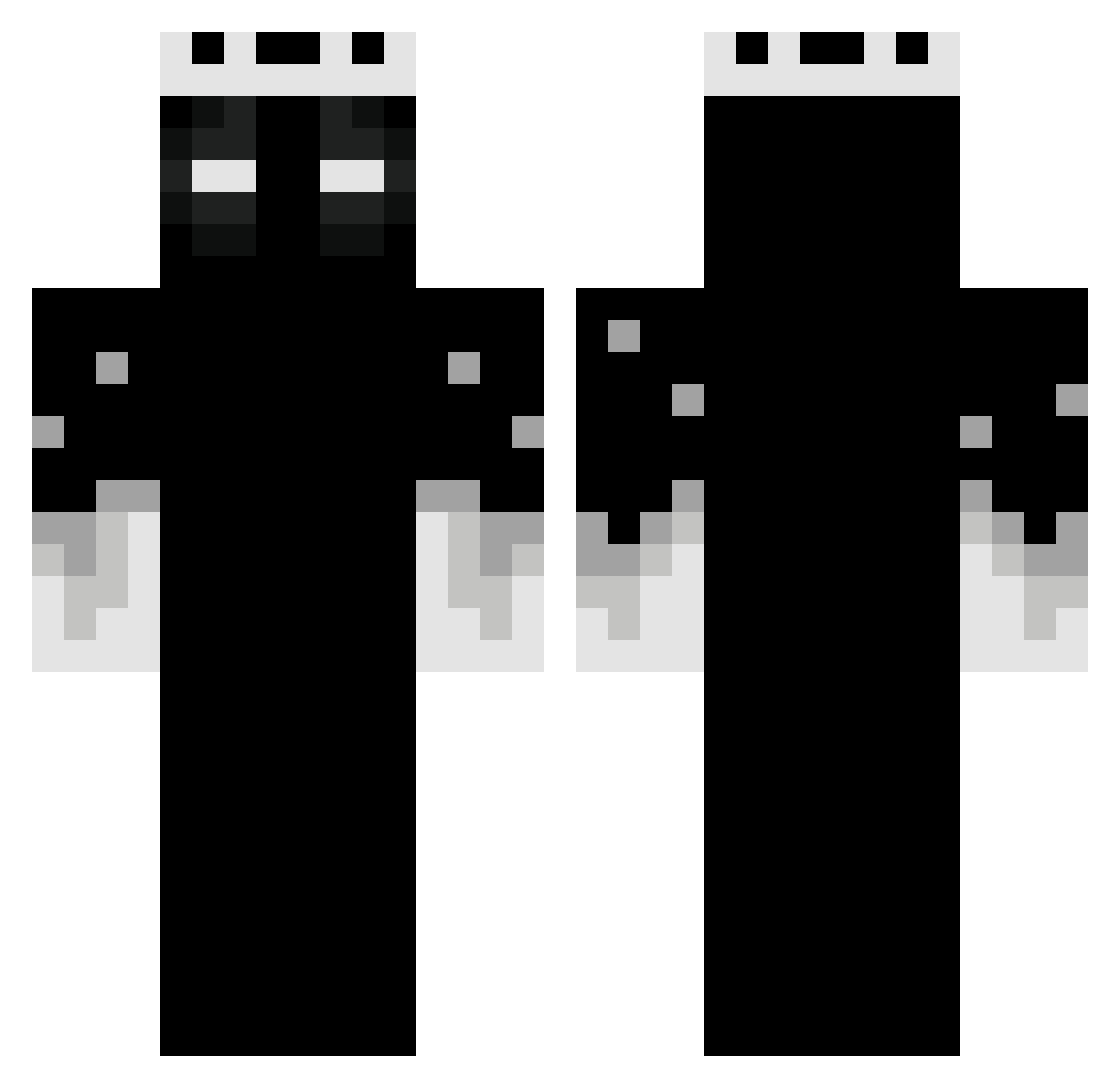 endlord83 Minecraft skin, front and back view