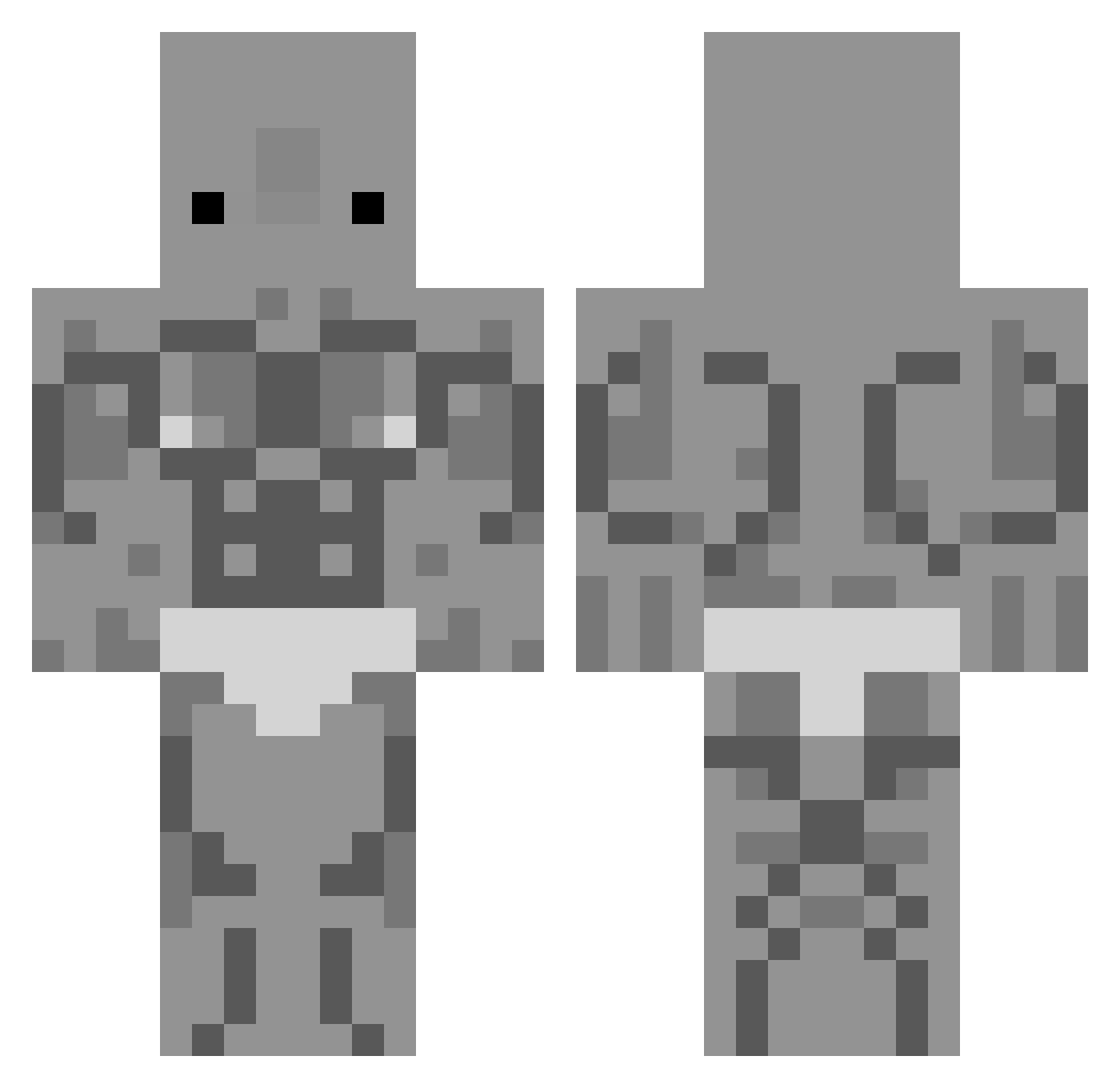 kelvinx115 Minecraft skin, front and back view