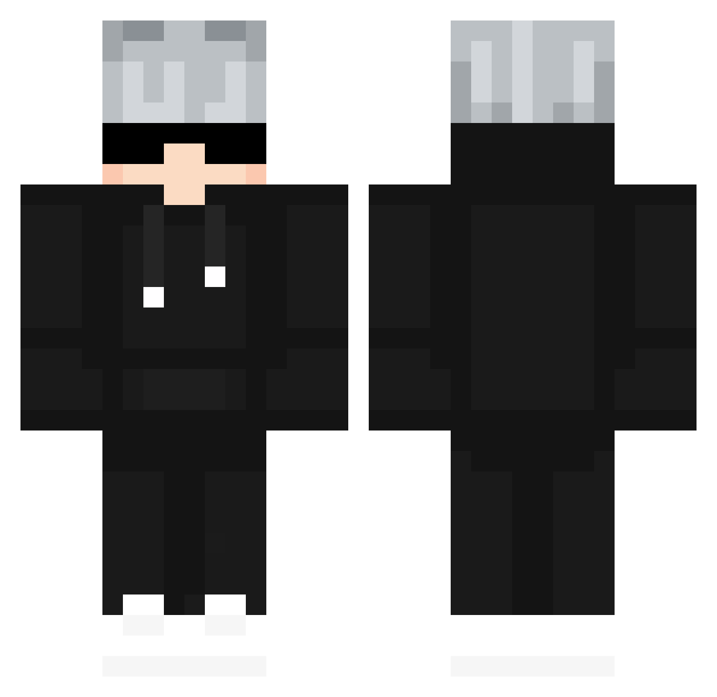 sweg4 Minecraft skin, front and back view