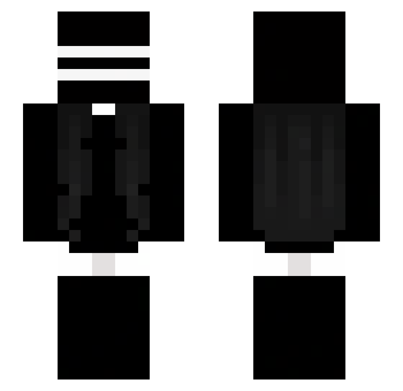 piojosa Minecraft skin, front and back view