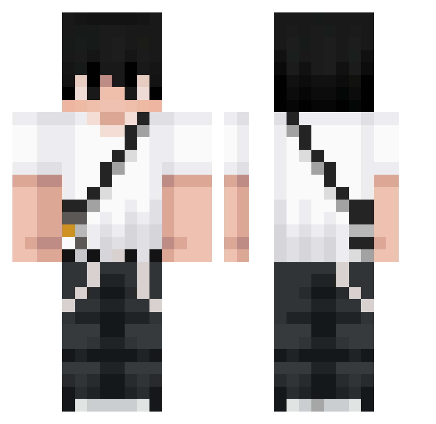 Sirens_Call Minecraft skin, front and back view