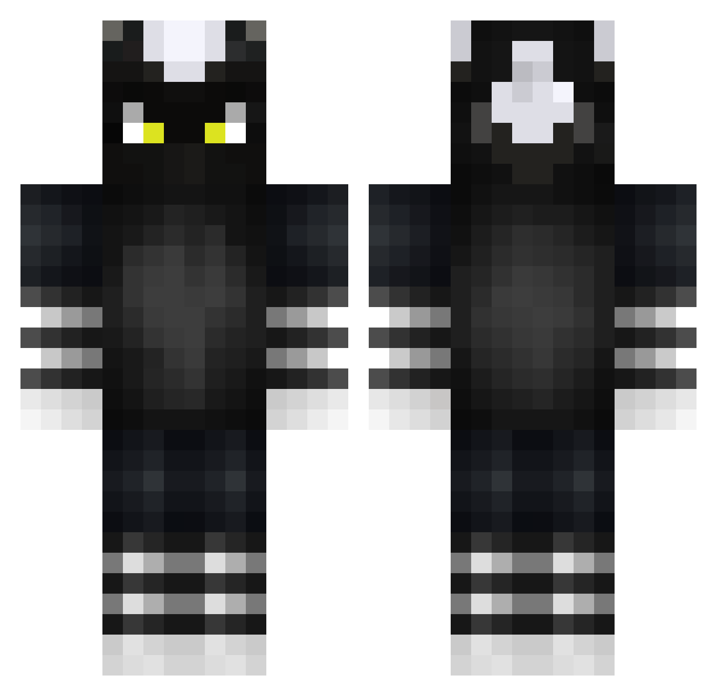 z_itzpvp_ Minecraft skin, front and back view