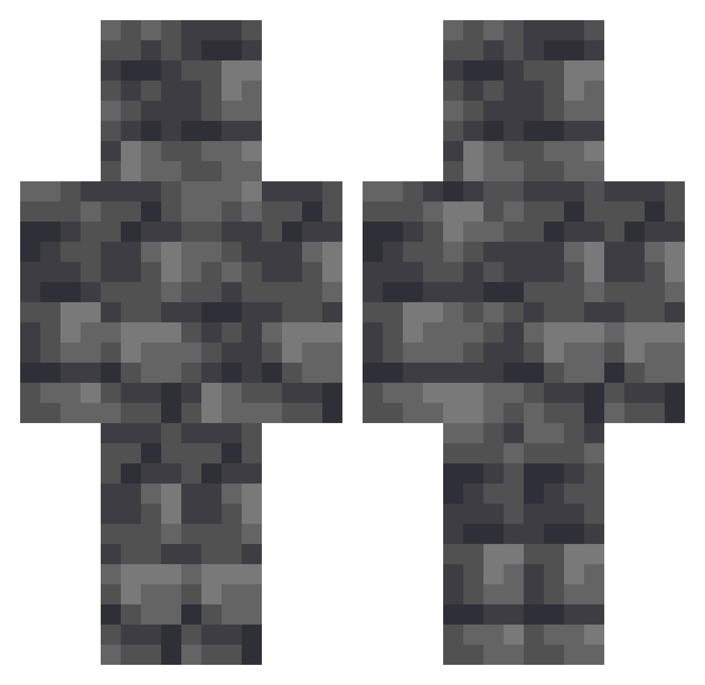 Kaparas_ Minecraft skin, front and back view