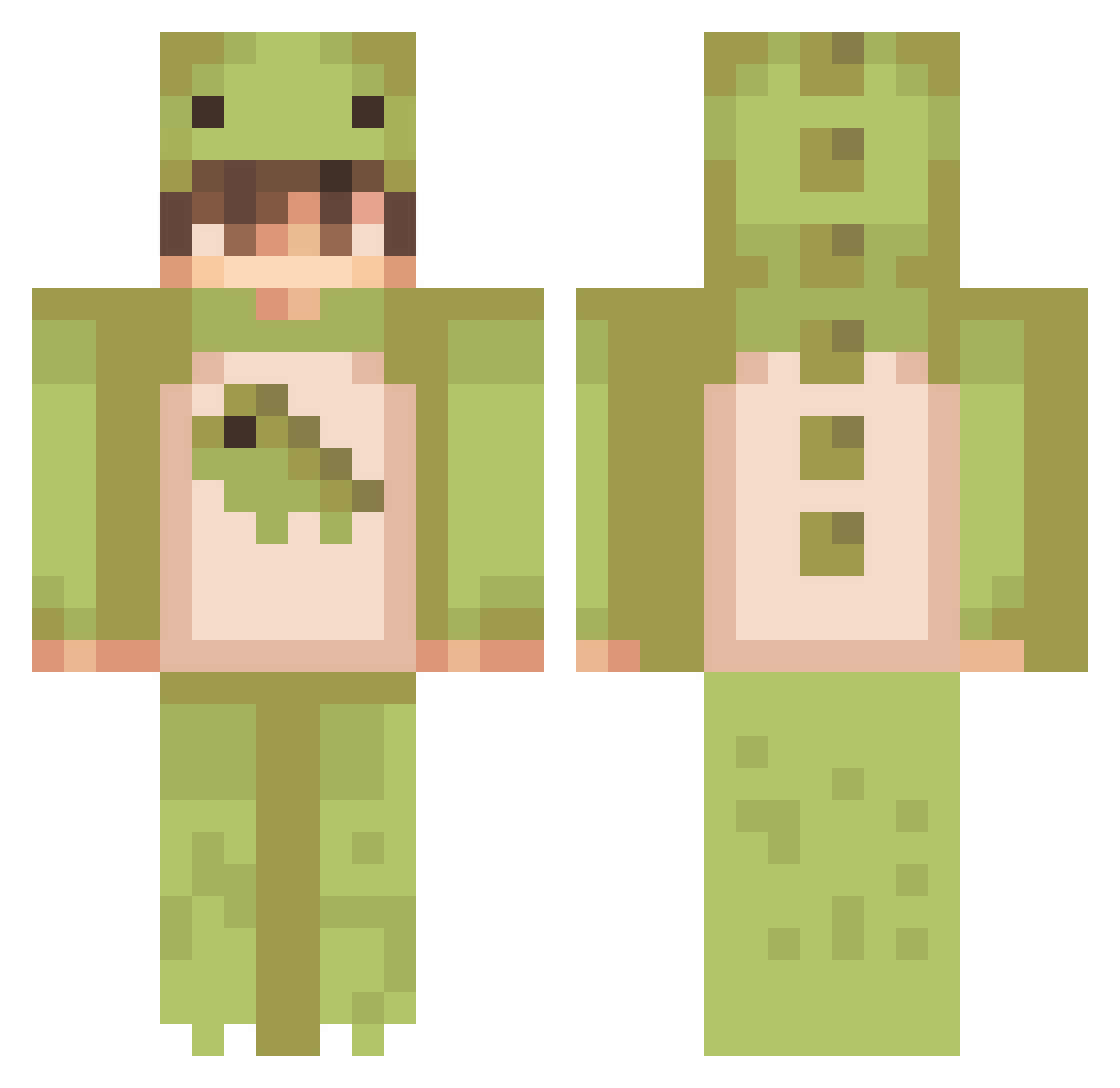 tog_exe Minecraft skin, front and back view