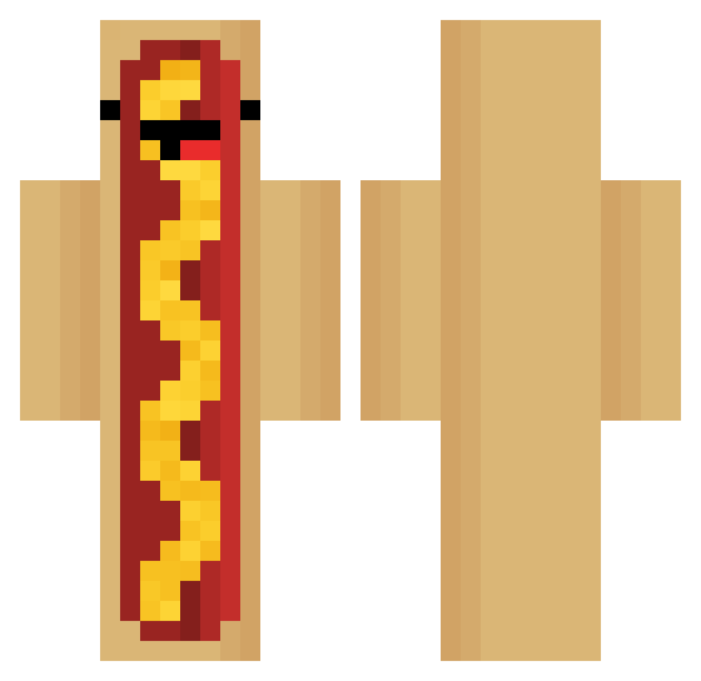 z4iN4i_i Minecraft skin, front and back view