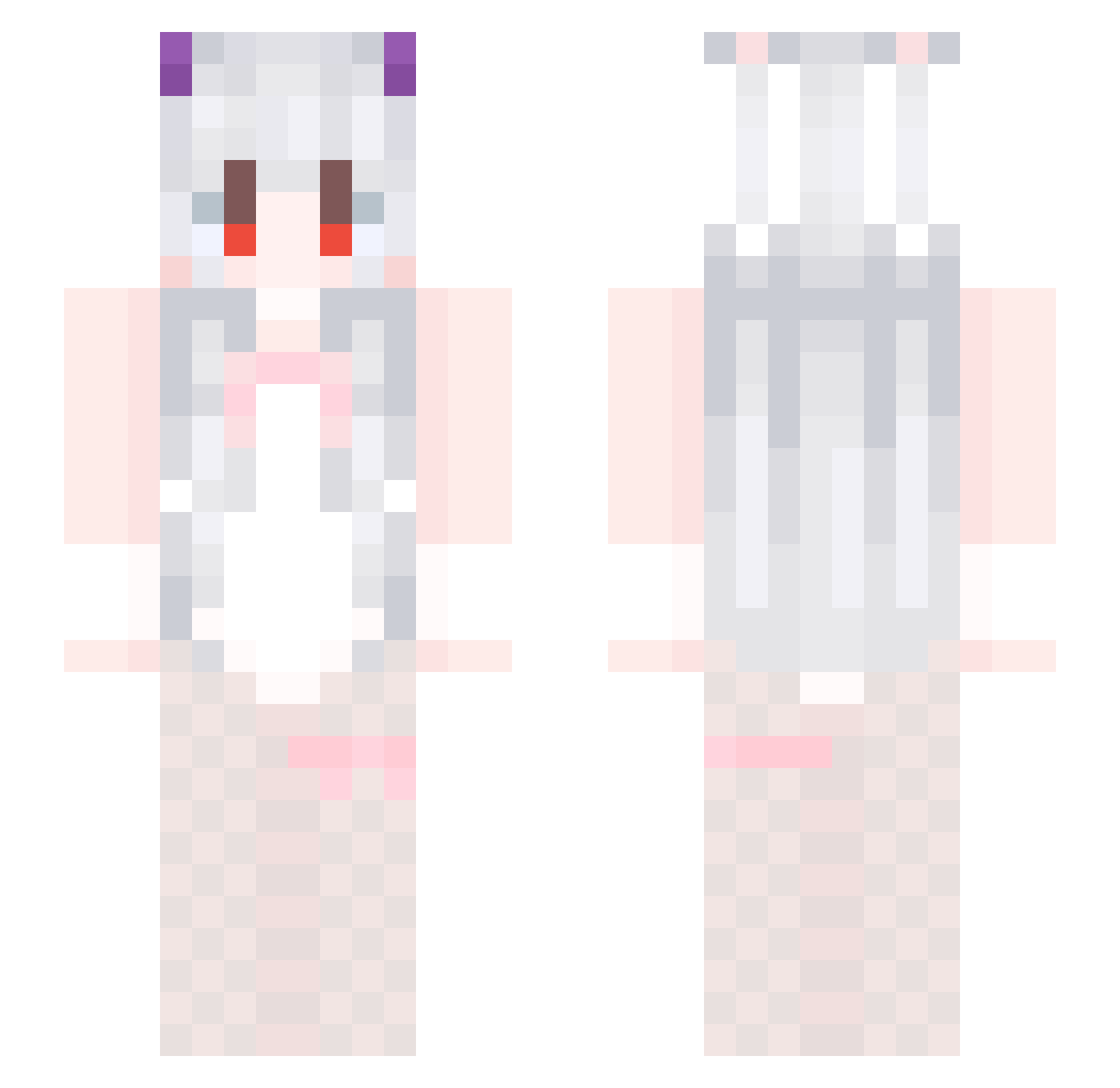 rucoadao0902 Minecraft skin, front and back view