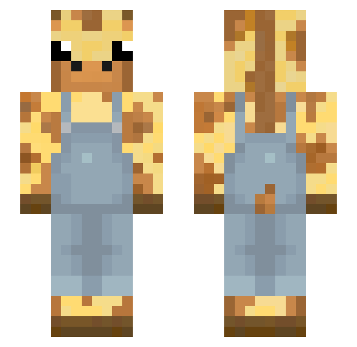 cakecookies2 Minecraft skin, front and back view