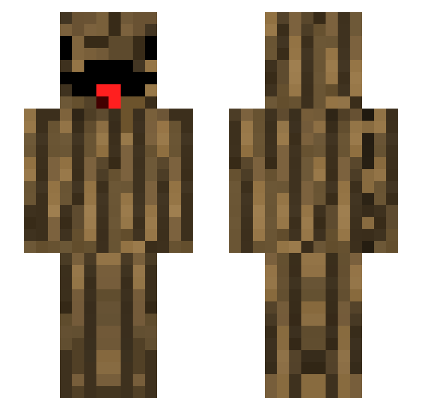 AndyS__ Minecraft skin, front and back view