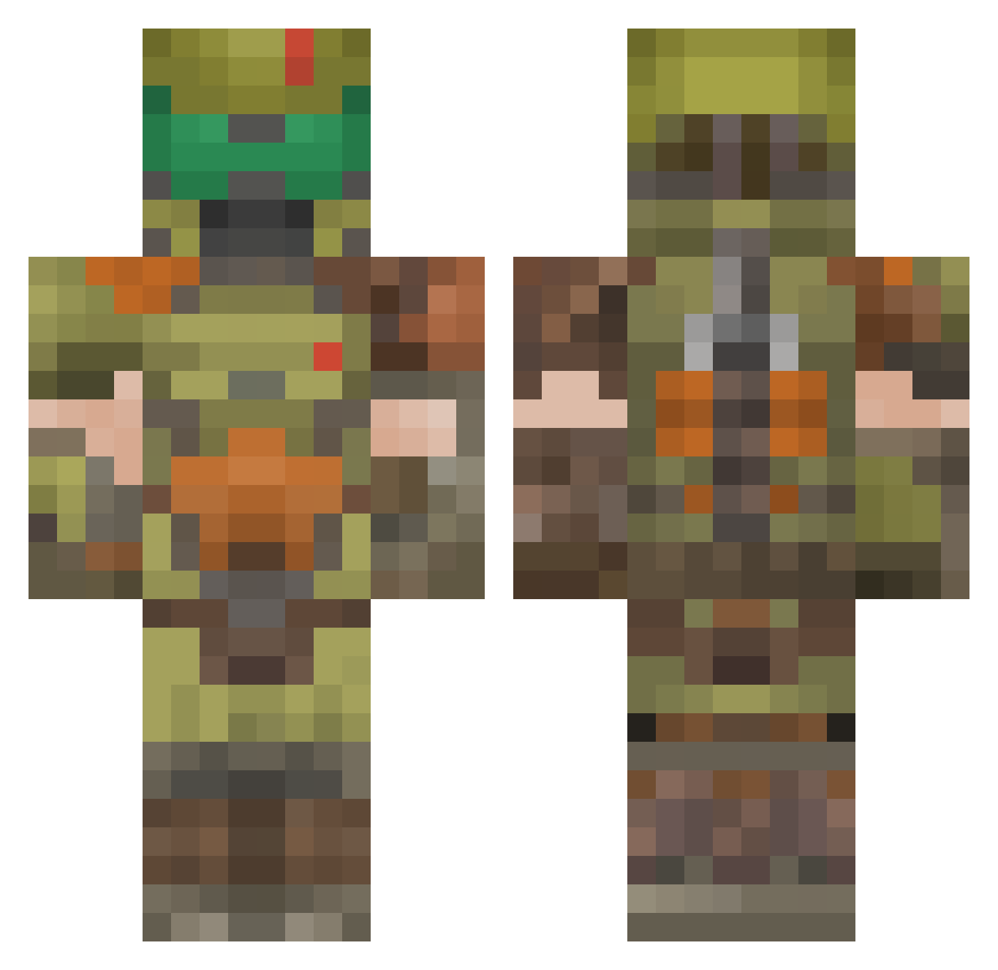 MuffinManMyName - doom slayer Minecraft skin
