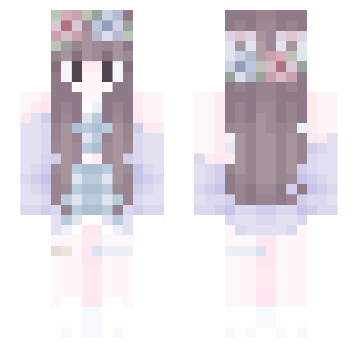 ED_FRL Minecraft skin, front and back view