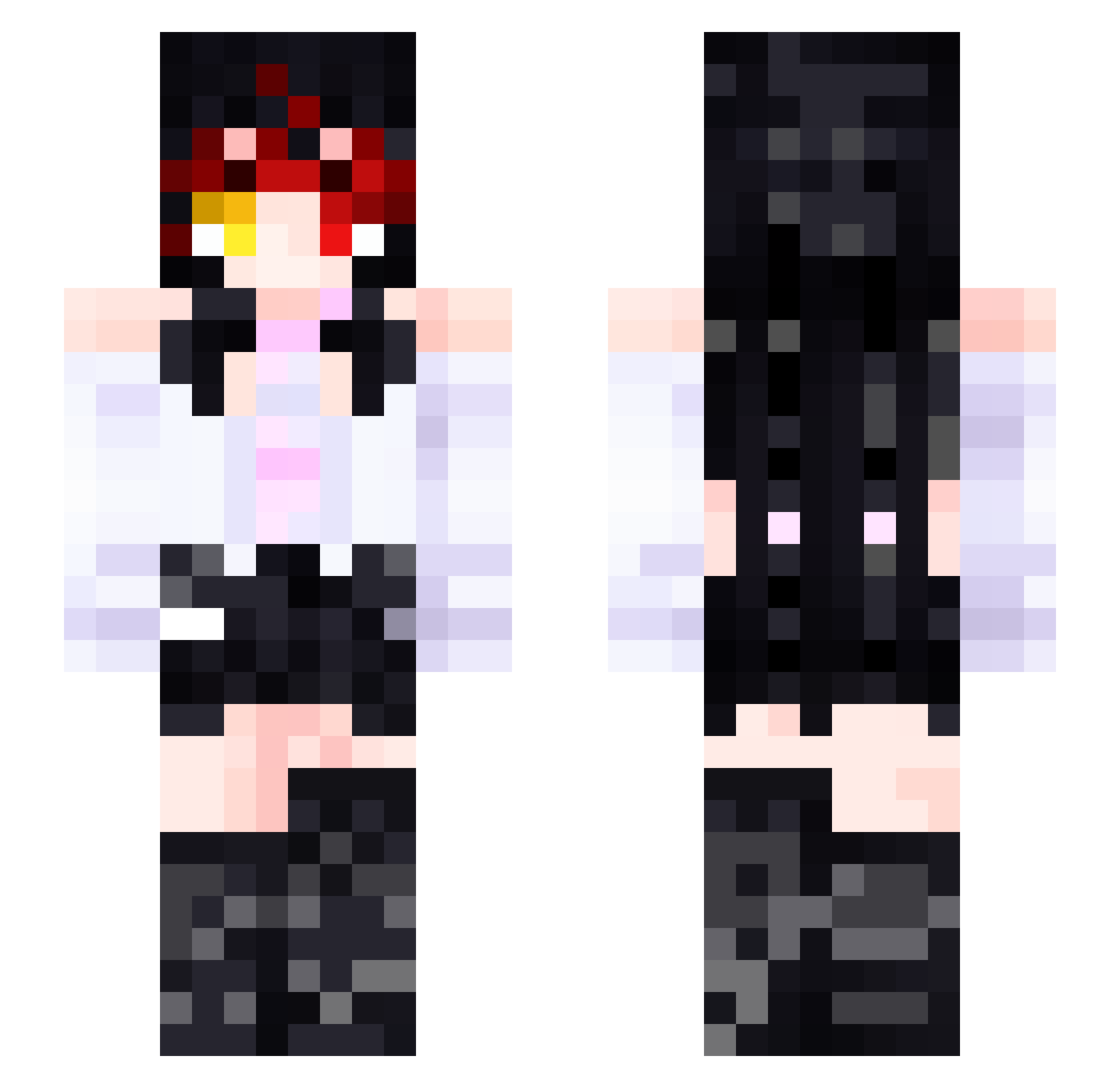 hero2013cv Minecraft skin, front and back view
