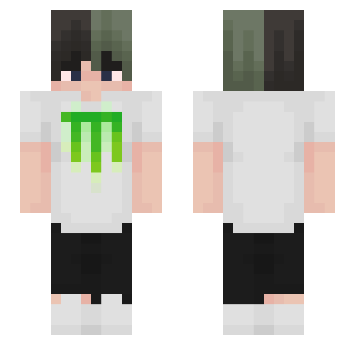 _klino_ Minecraft skin, front and back view