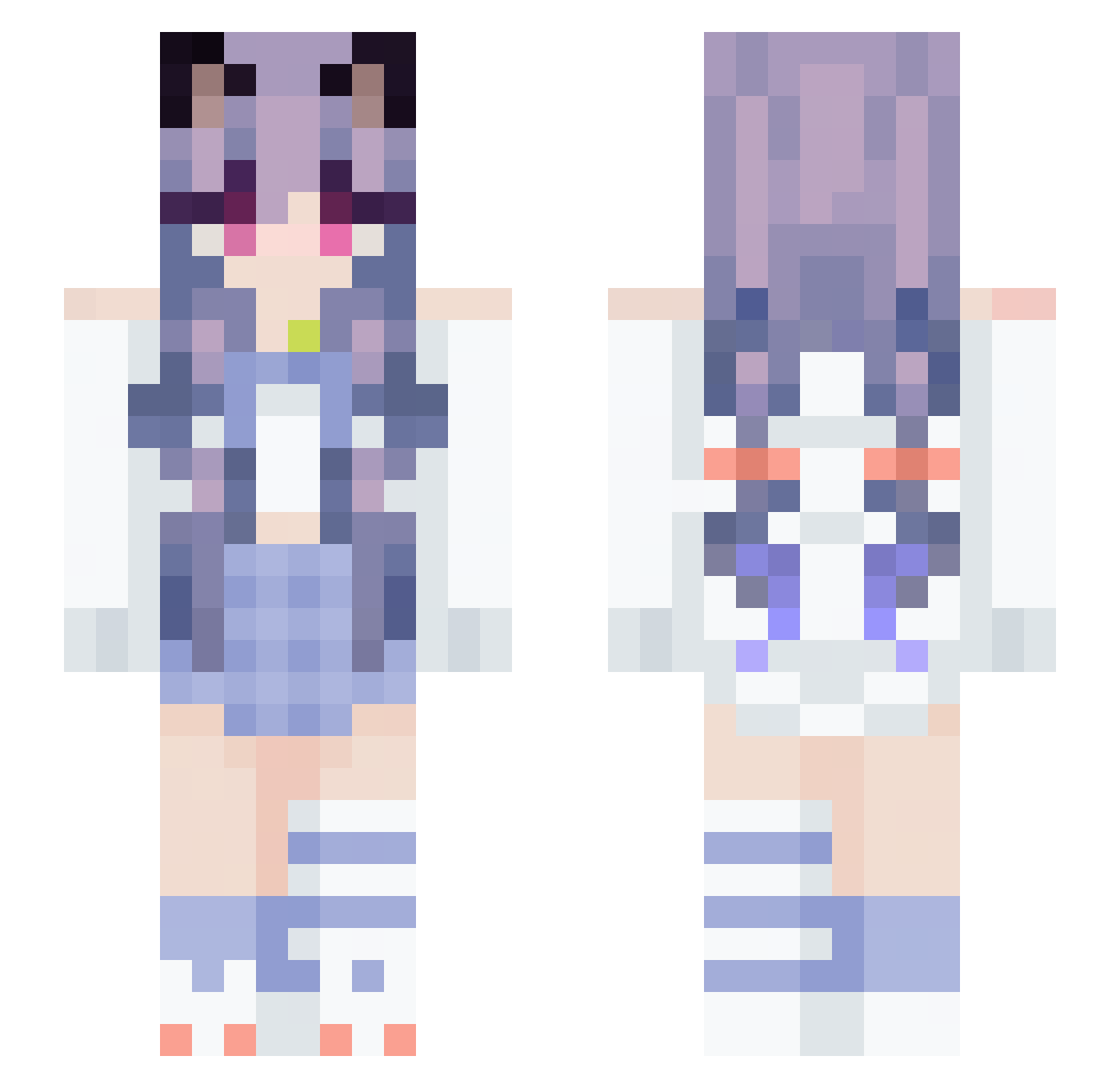 YFG_ Minecraft skin, front and back view