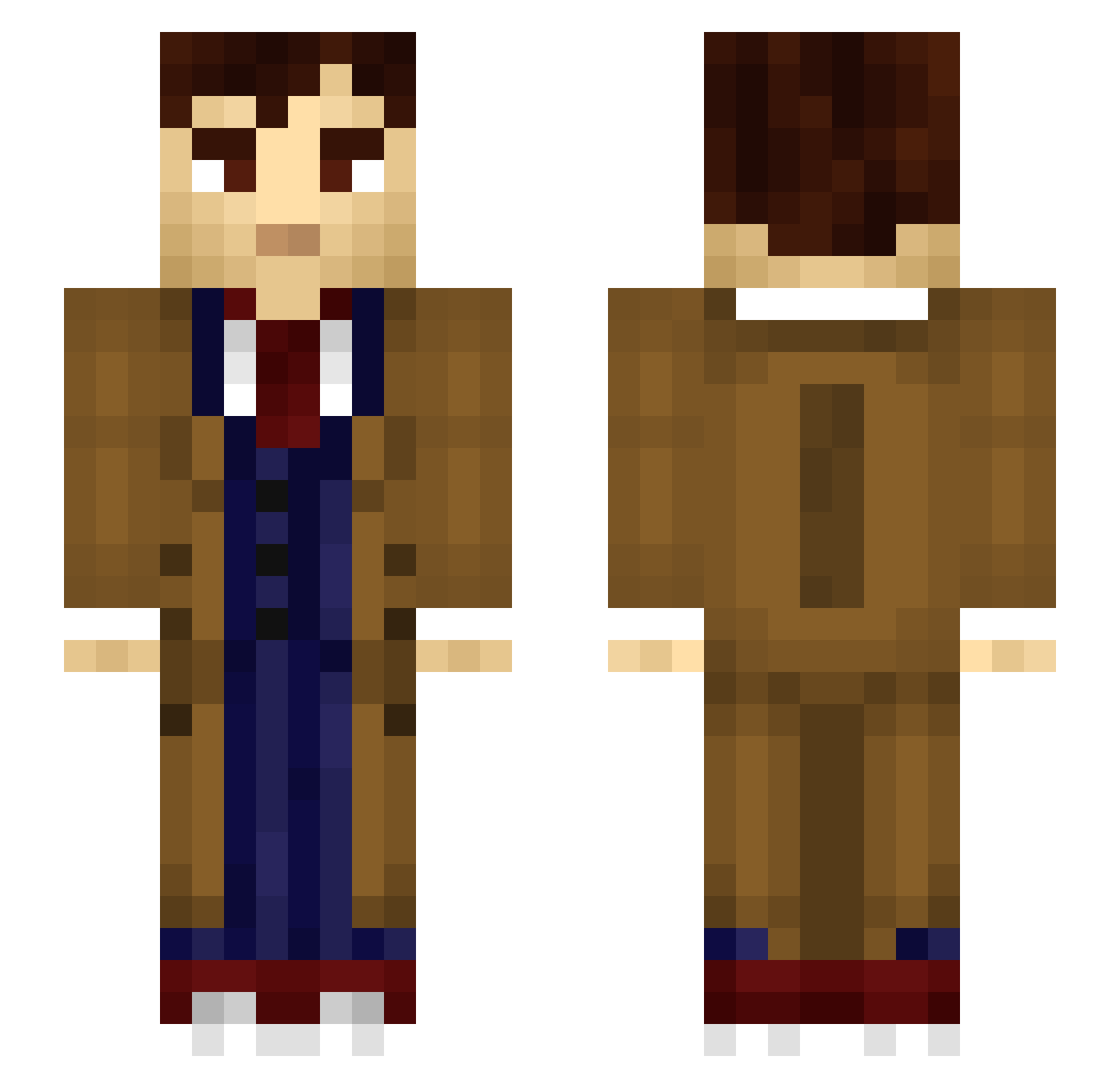 ahoffman1 Minecraft skin, front and back view