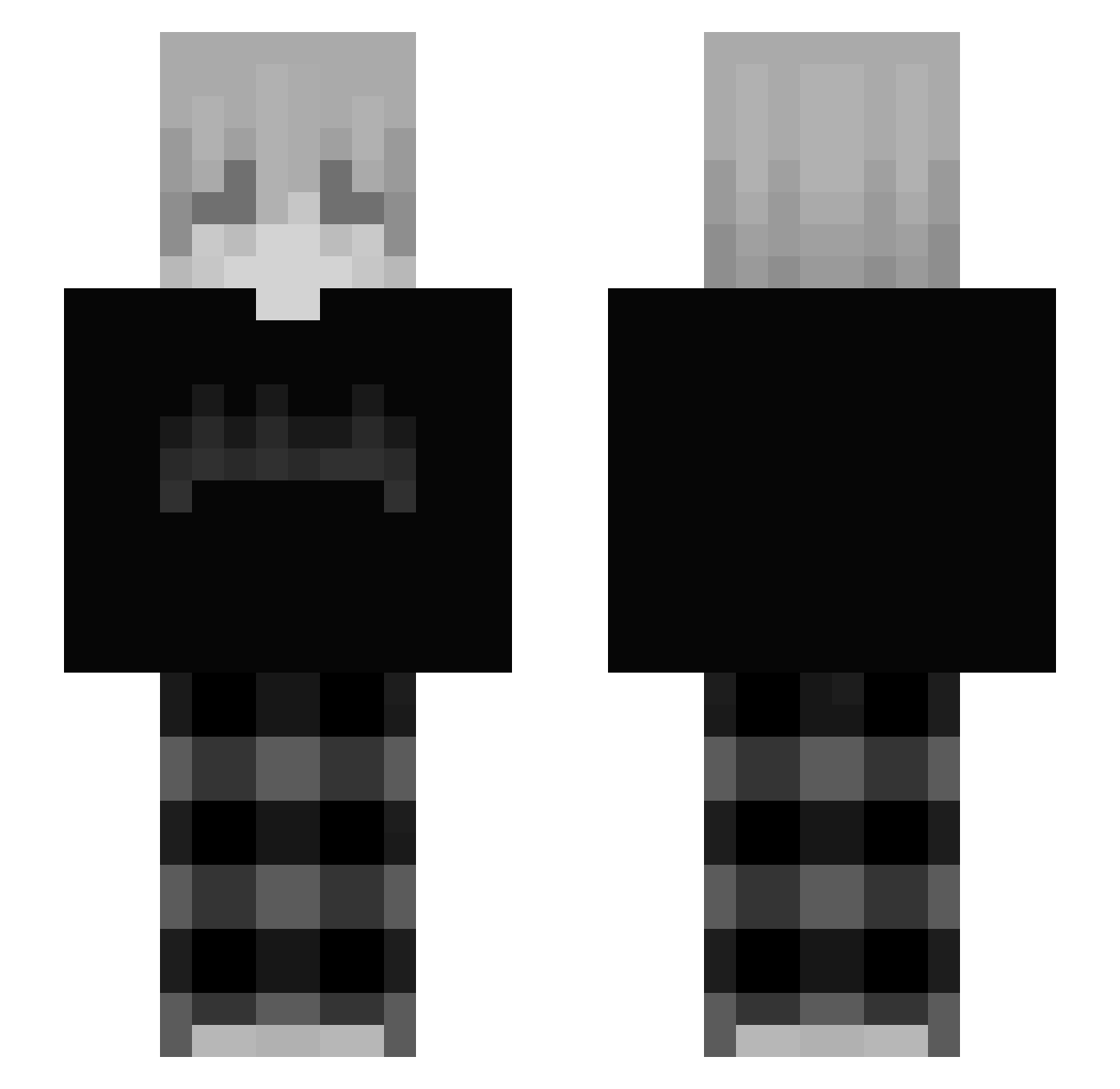 GG_Roar Minecraft skin, front and back view