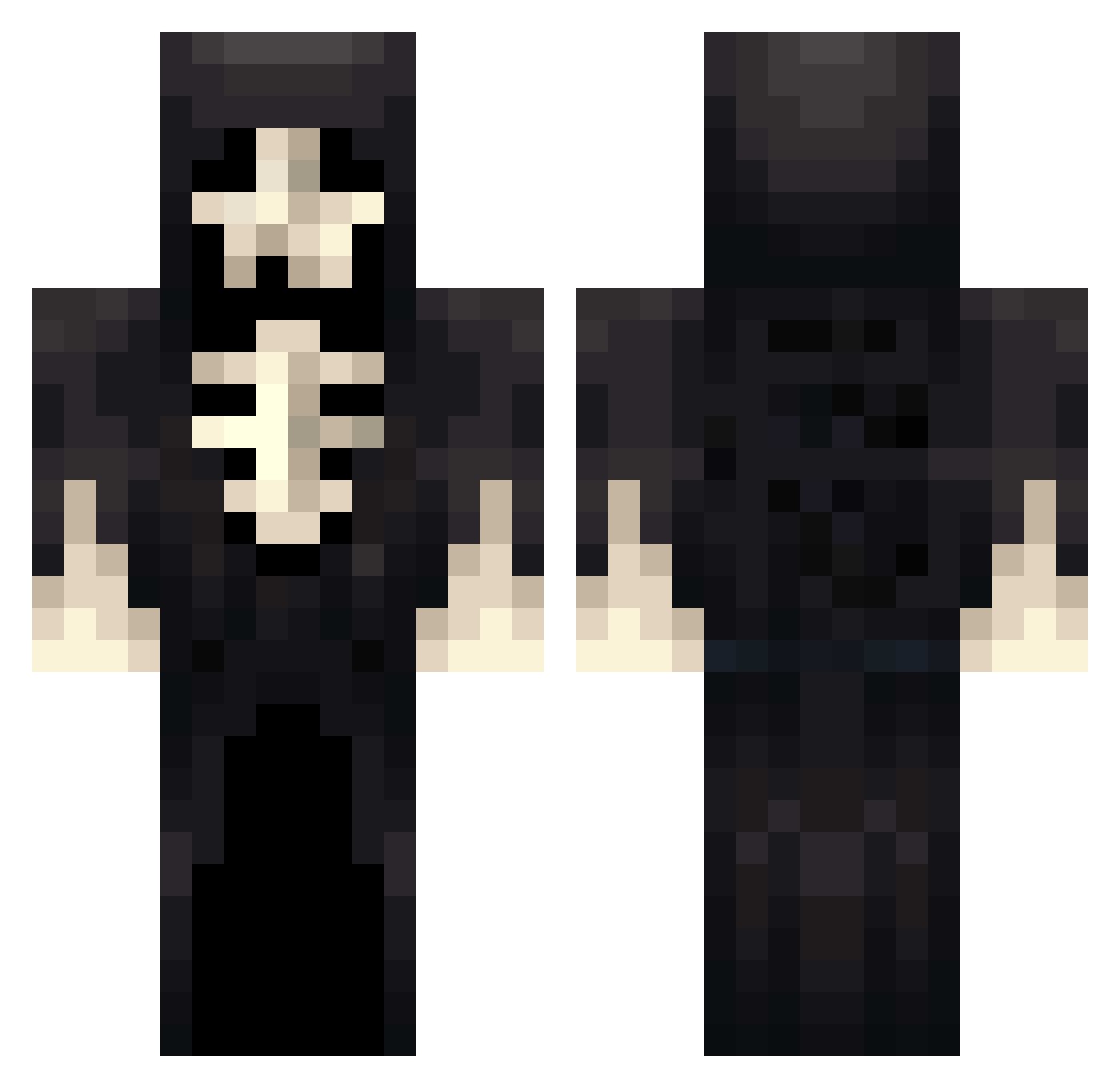 bd_82 Minecraft skin, front and back view