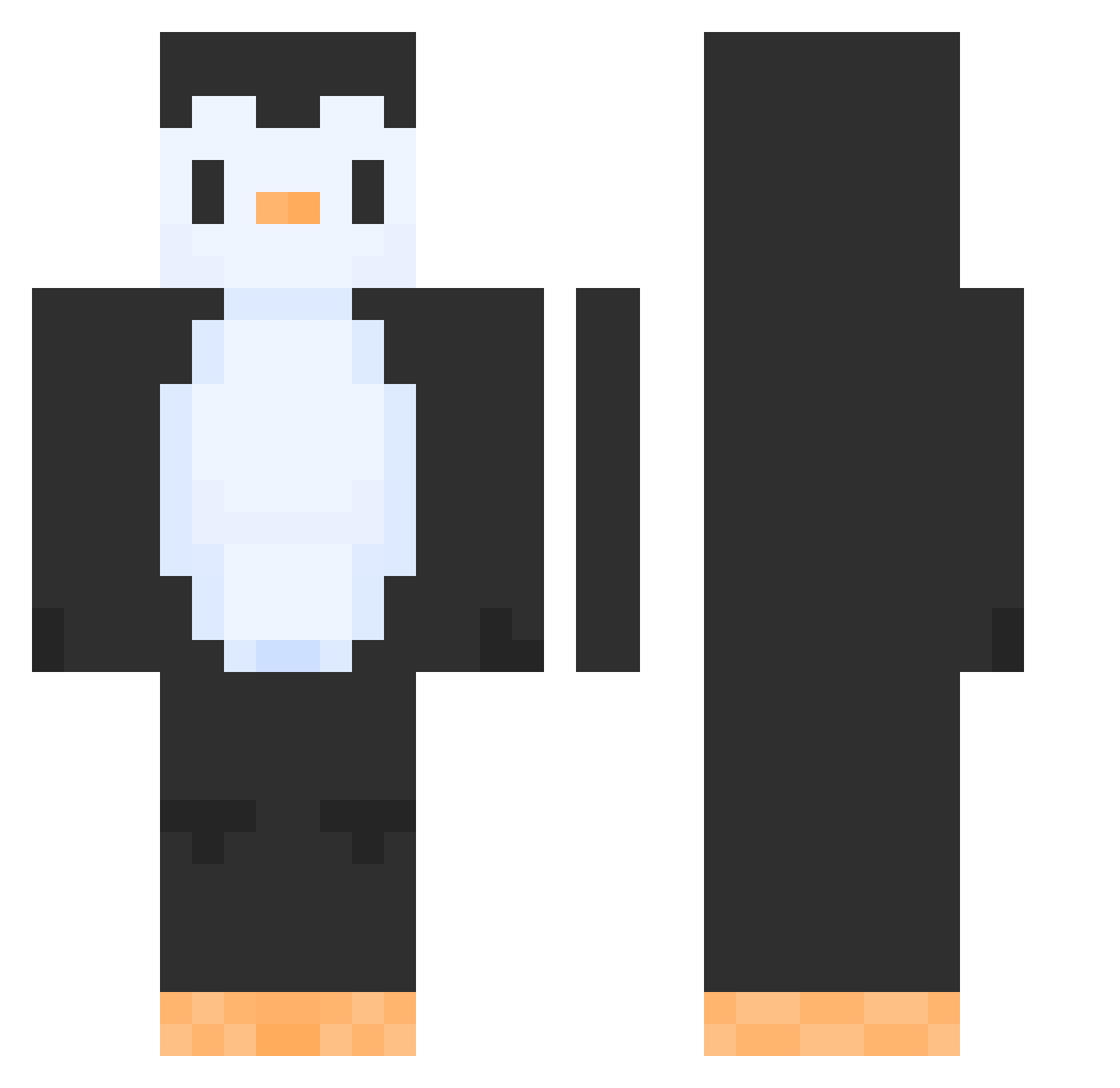 andreasds Minecraft skin, front and back view